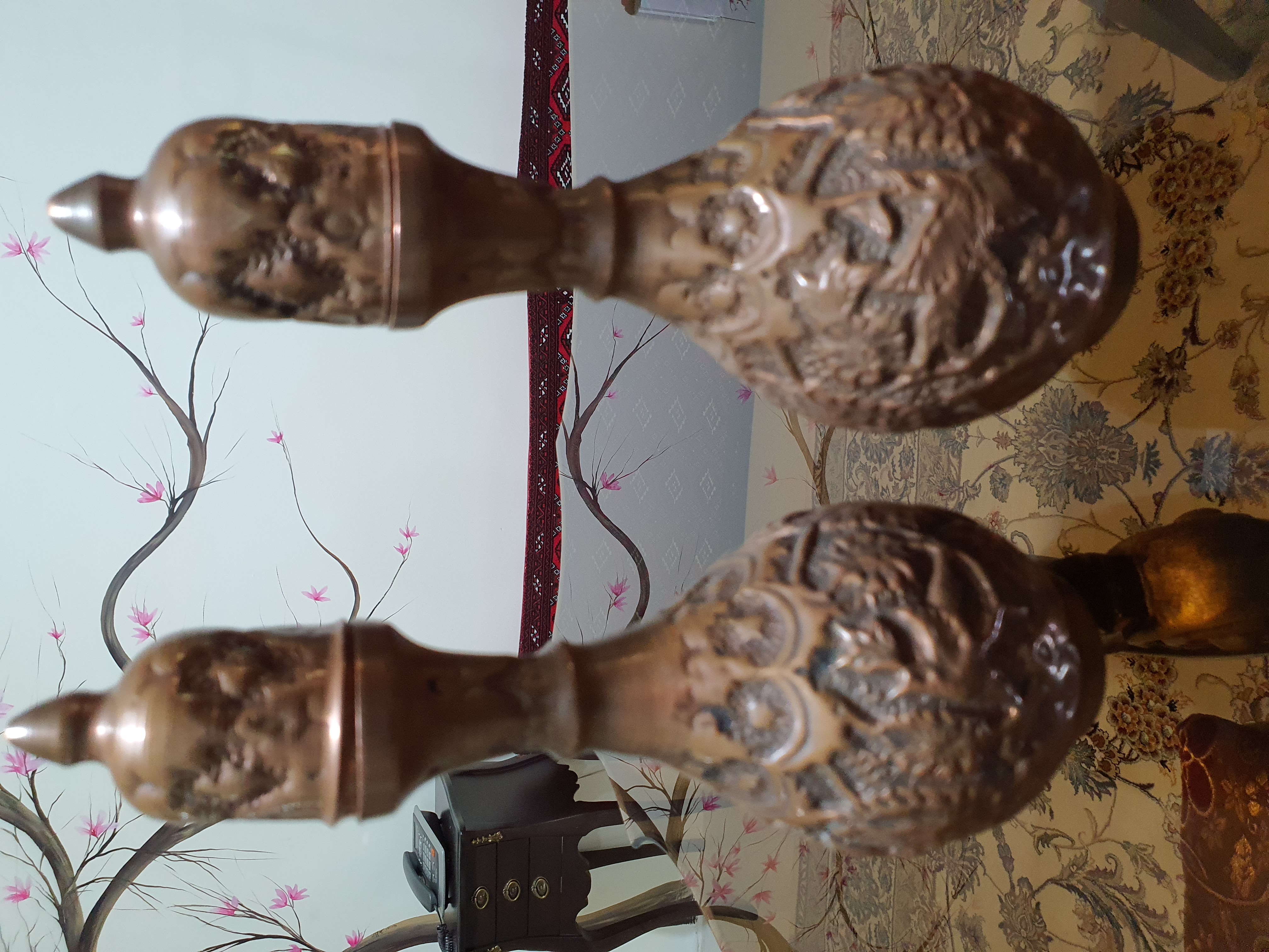 دوعدد ابریق مسی قجری