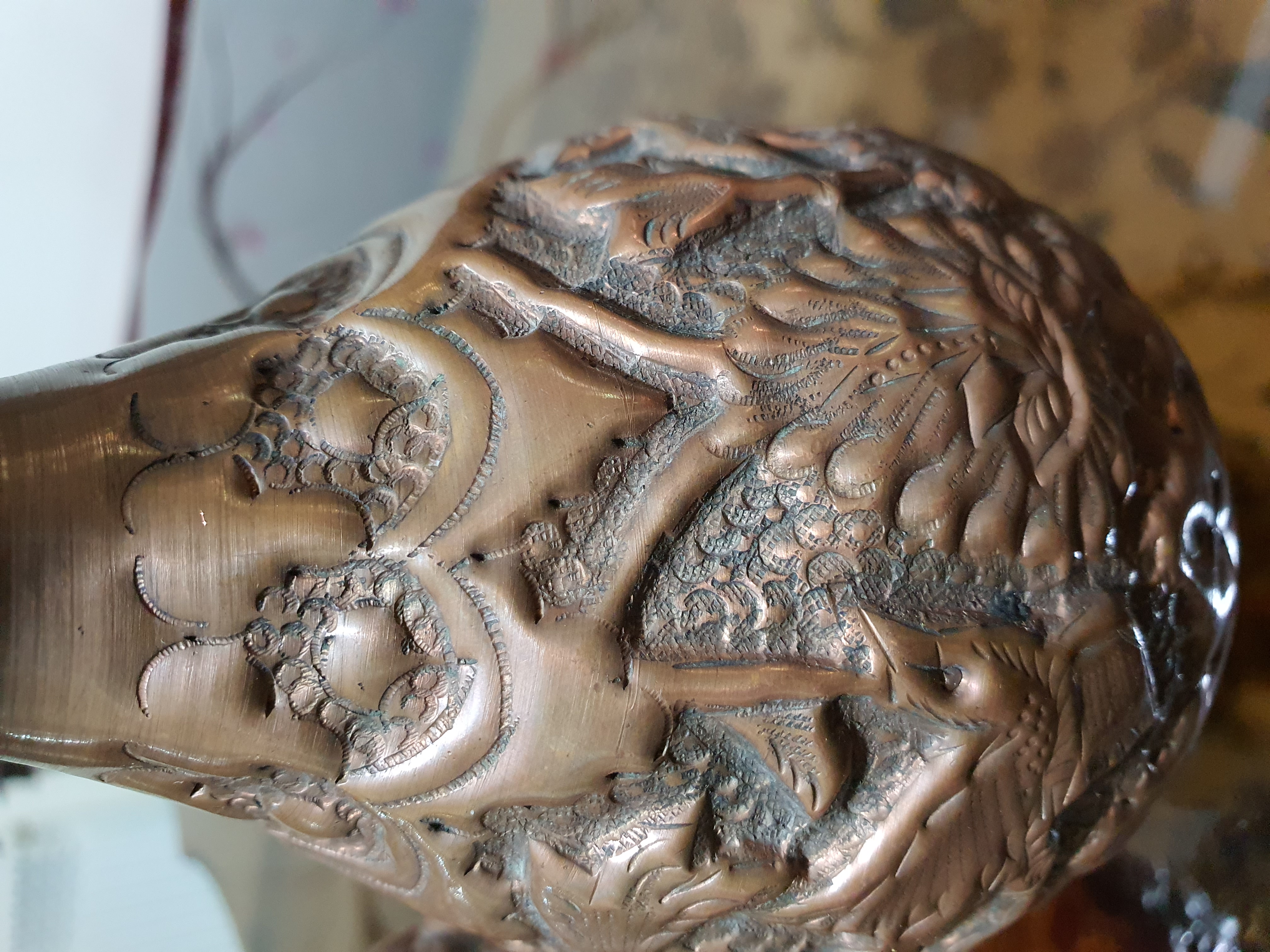 دوعدد ابریق مسی قجری