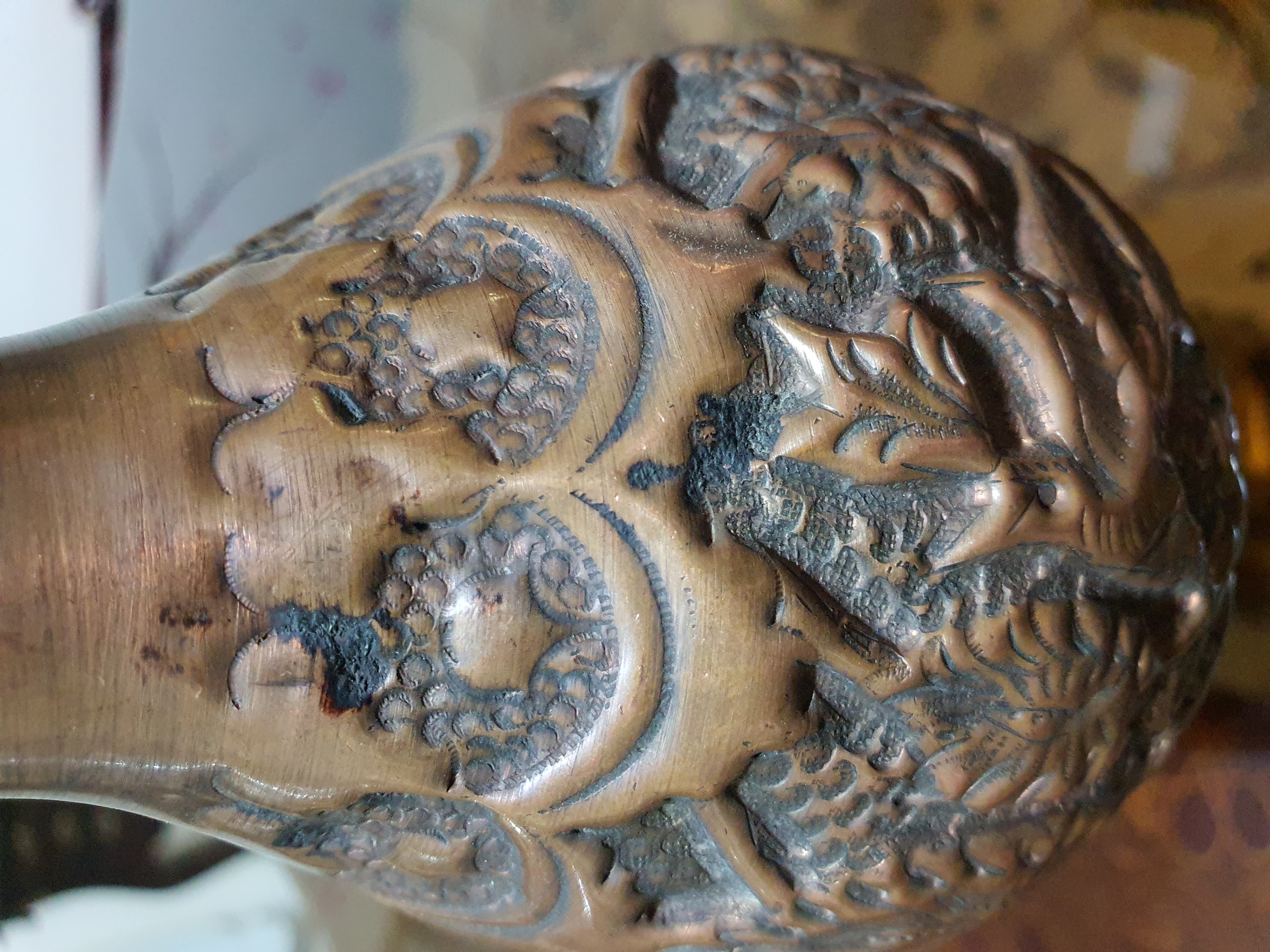 دوعدد ابریق مسی قجری