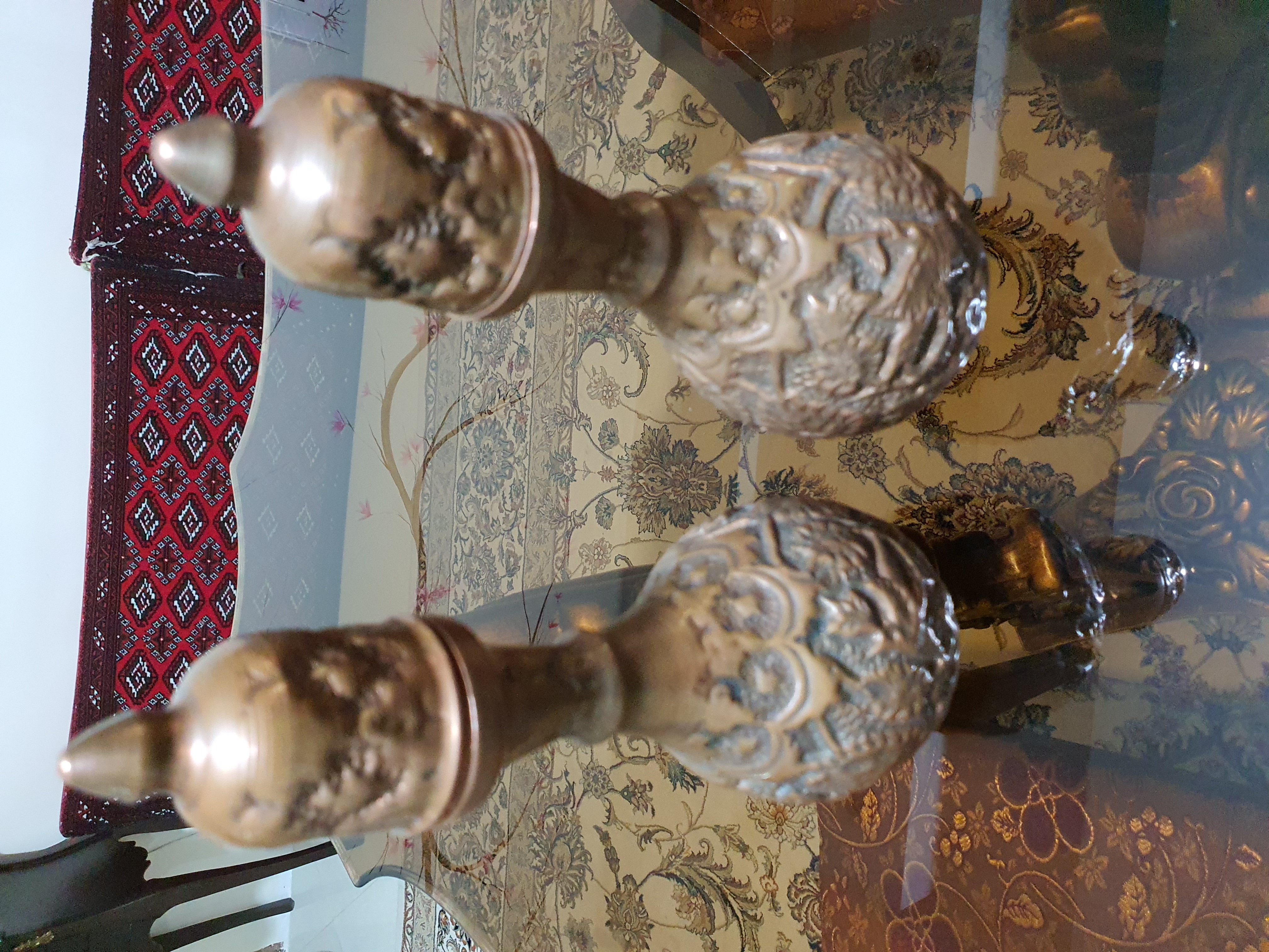 دوعدد ابریق مسی قجری