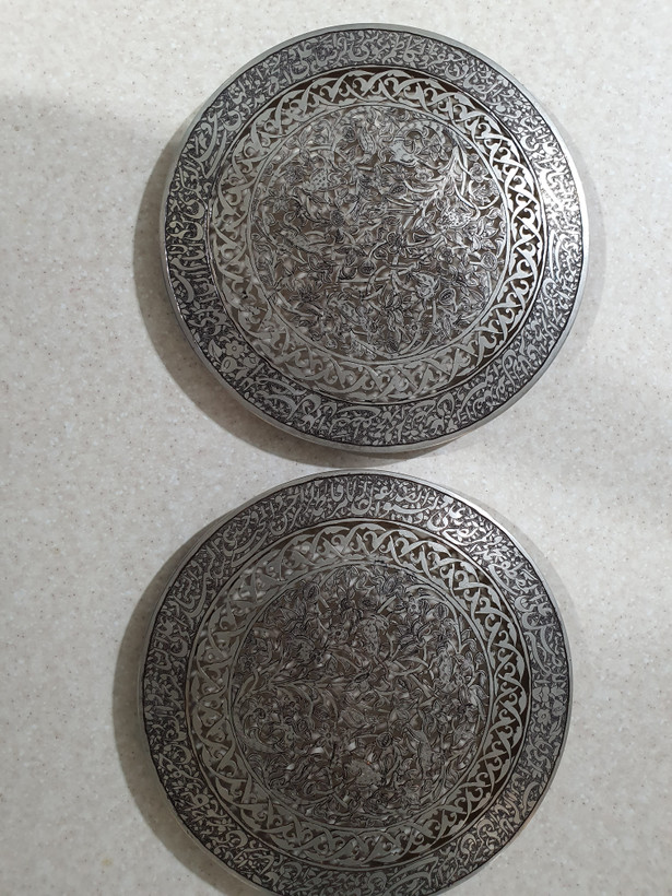 دیوار کوب دو تکه فلزی